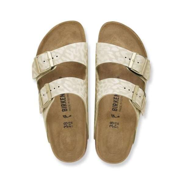 birkenstock sandalo arizona 1030564 leo eggshell