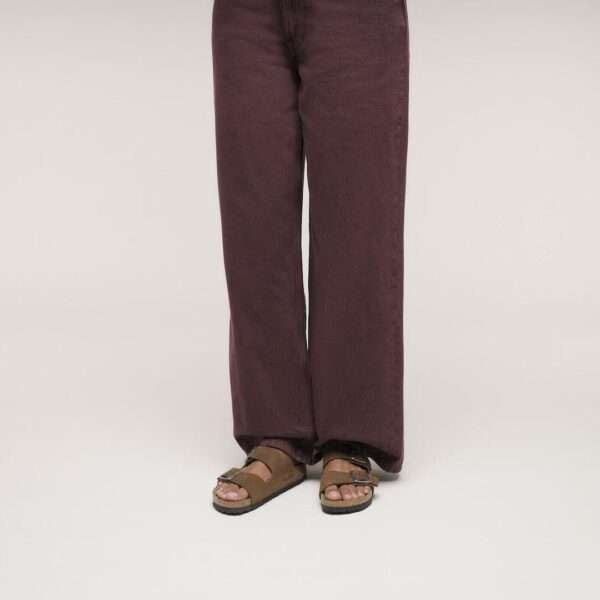 birkenstock sandalo arizona 1030865 dark tea tonal fb plantare morbido