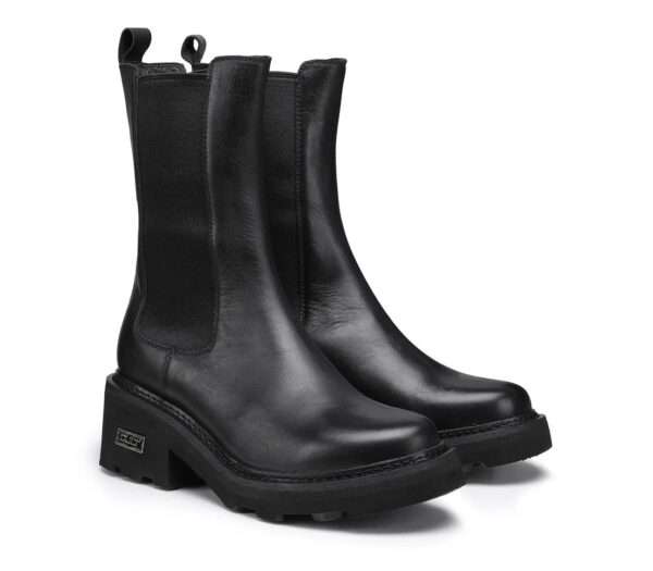 cult beatles donna grace 3545 black leather clw 354500