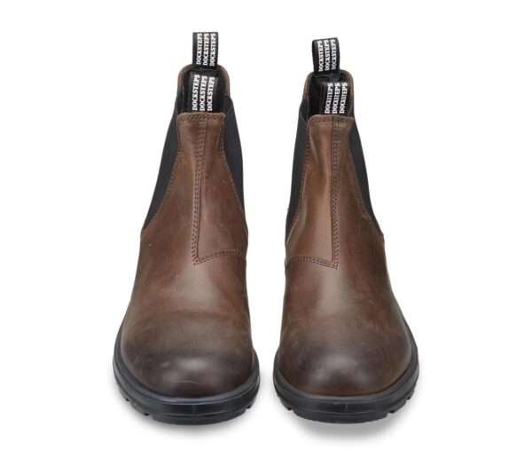docksteps stivaletto beatles uomo dsm130201 jasper 1302 leather dark brown