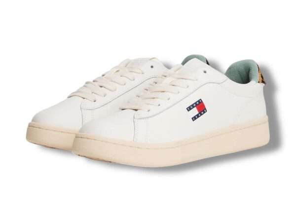 tommy hilfiger sneakers donna en0en029090k7 archive 98 leopard ivory