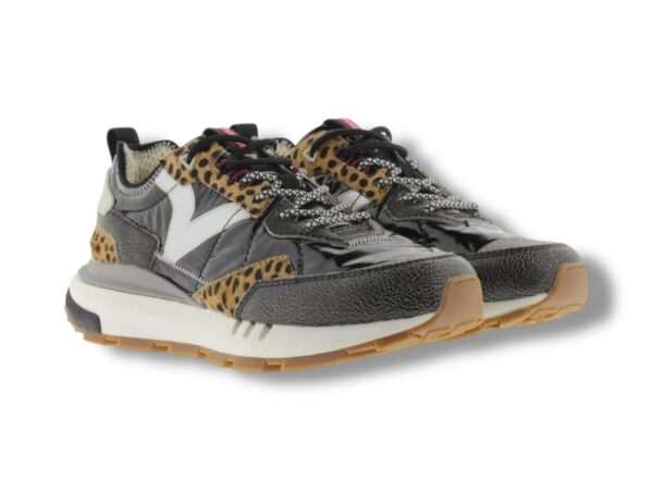 victoria sneakers donna wing evo animal print negro 8811103-10