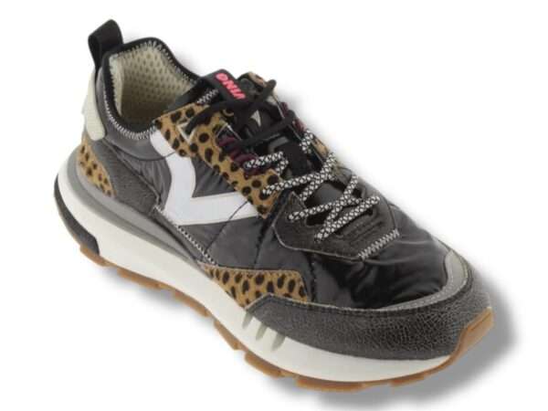 victoria sneakers donna wing evo animal print negro 8811103-10