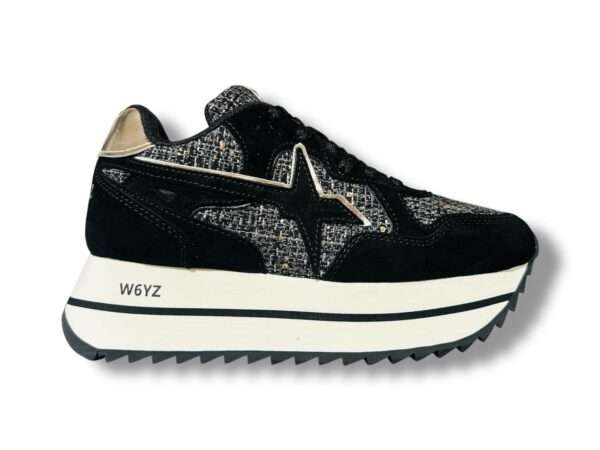 w6yz just say wizz sneakers donna deva-w black black bone 0012017405361a42
