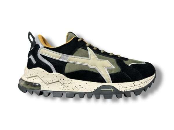 w6yz just say wizz sneakers uomo breeze 3-m 0012018612081a18 black militare
