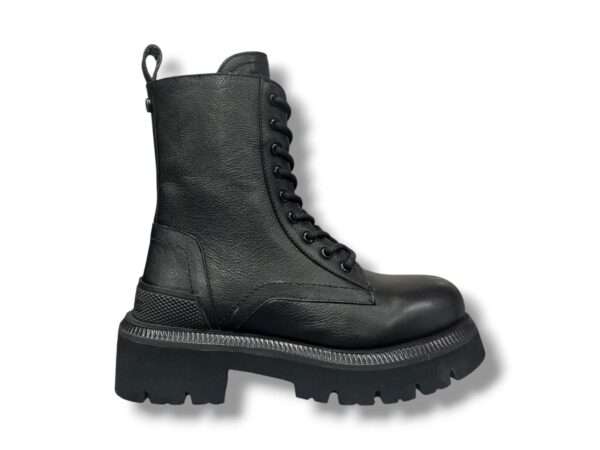 bikkembergs anfibio con suola platform donna 29315 cp a vintage tronchetto nero