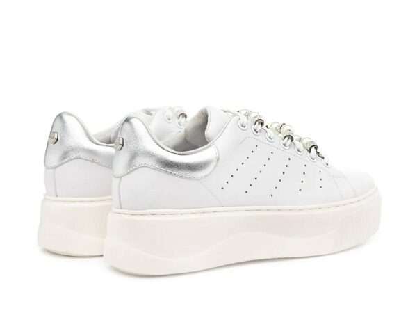 cult sneakers donna white silver con charms clw 463900 perry 4639 low w 1