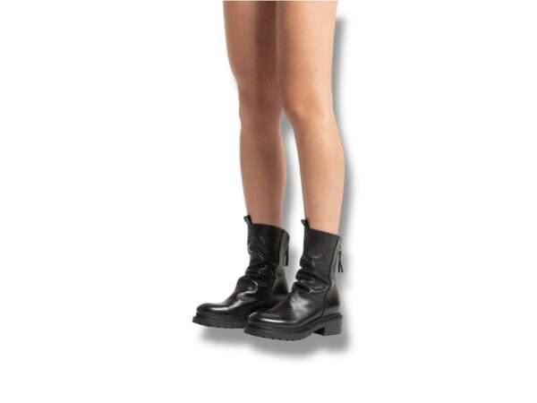 metisse stivaletto donna pelle nero con zip ma05 rodeo nero