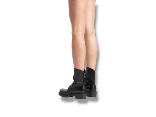 metisse stivaletto donna pelle nero con zip ma05 rodeo nero