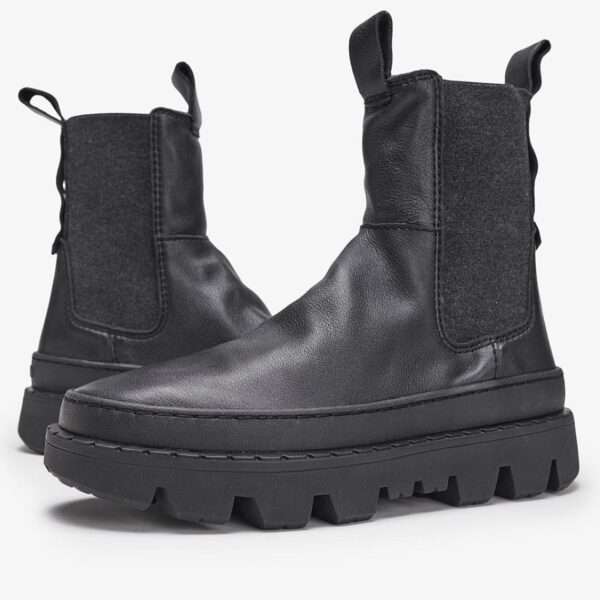 satorisan stivaletto beatles donna unalome elastics premium black 120085a006
