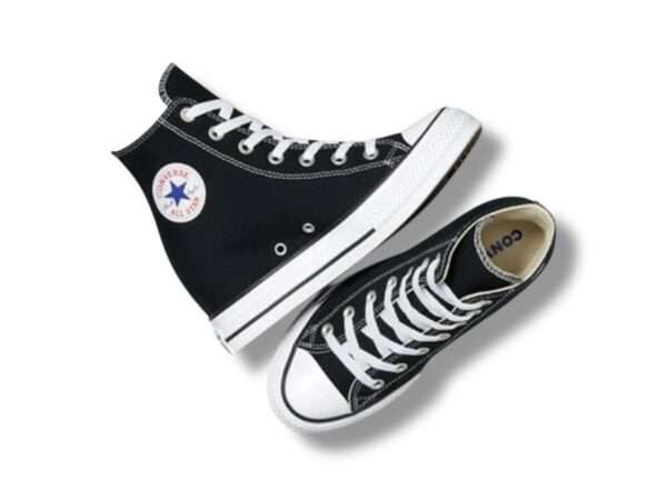 converse all star sneaker donna chuck taylor classic wedge hi platform 7cm black a11909