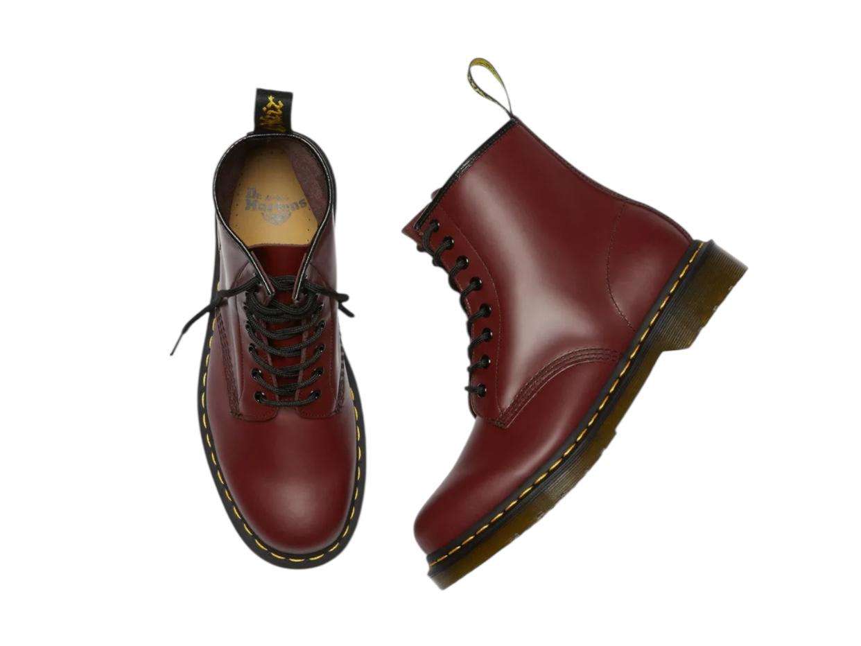 drmartens anfibio boots donna 1460 in pelle smooth cherry red 11822600 3 drmartens anfibio boots 1460 in pelle smooth cherry red 11822600