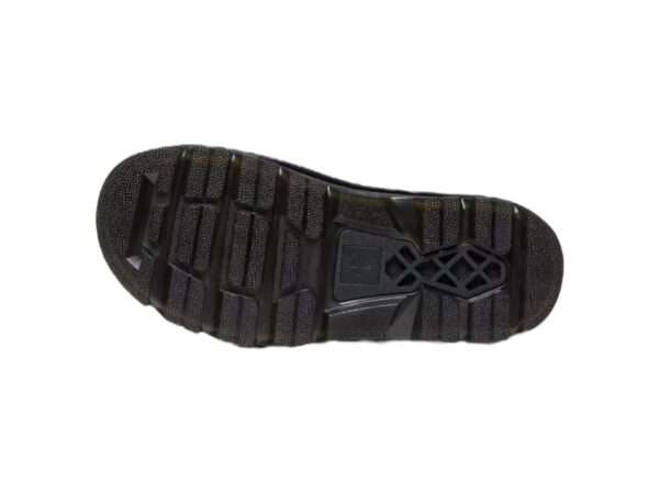 drmartens anfibio boots zebzag senza lacci in pelle nero 42653001