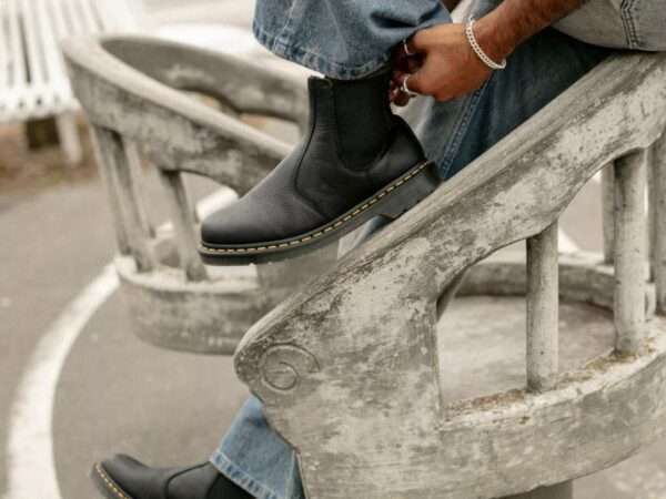 drmartens stivaletti chelsea 2976 in pelle ambassador nero 31989001