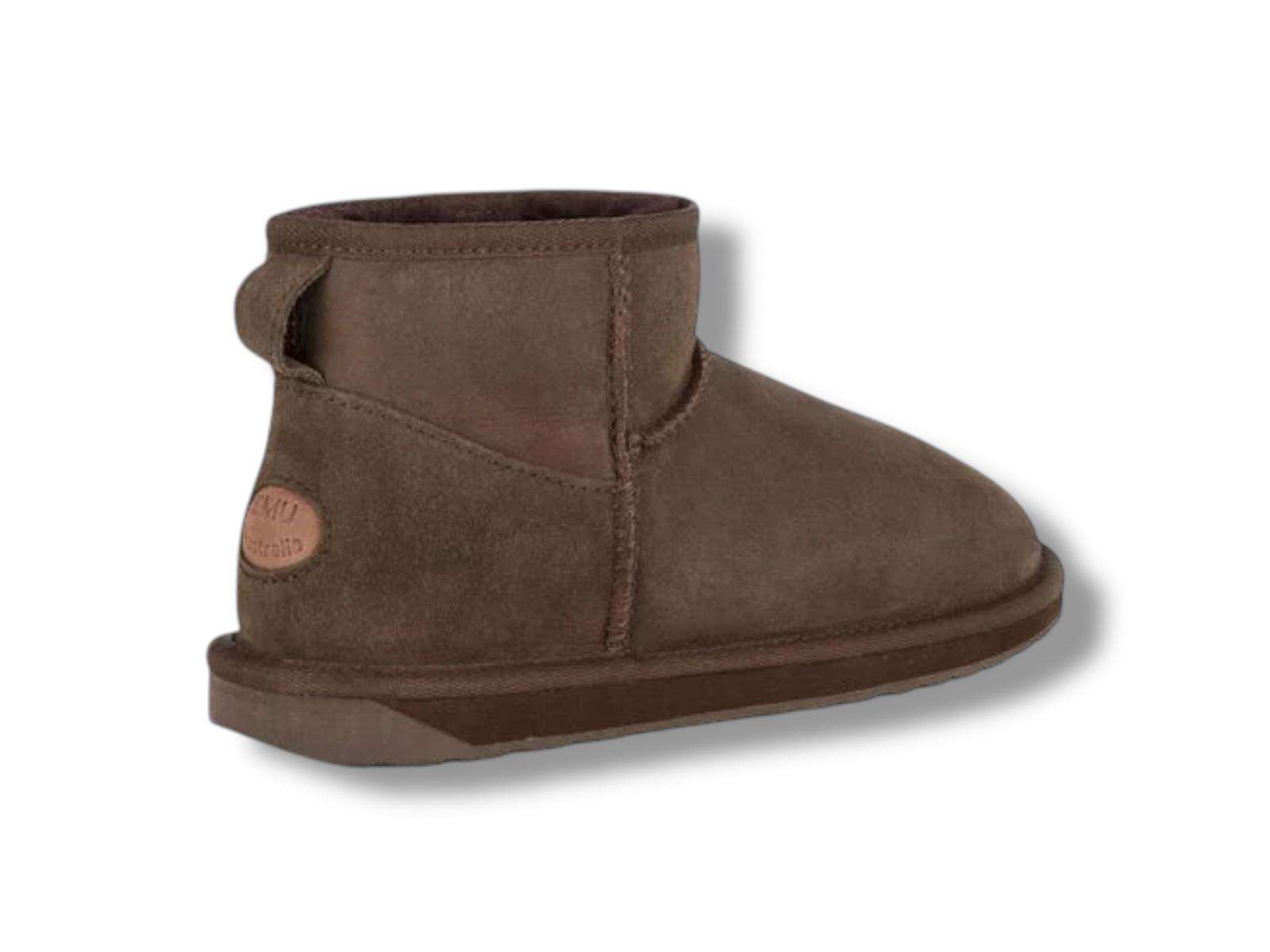 emu australia stivaletto donna in montone stinger micro w10937 brown chocolate 1 emu australia stivaletto donna in montone stinger micro w10937 brown chocolate