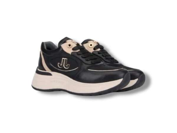 janet and janet sneakers donna black beige gold j-380