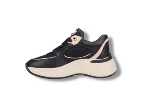 janet and janet sneakers donna black beige gold j-380