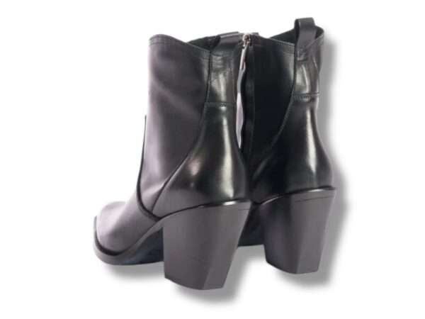 metisse stivaletto tronchetto texano donna vitello nero xd798