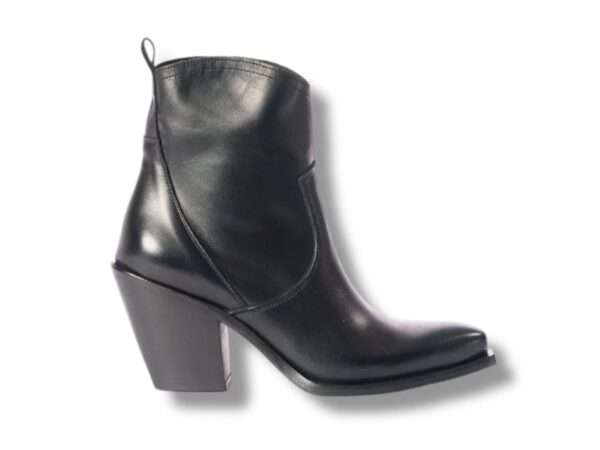 metisse stivaletto tronchetto texano donna vitello nero xd798