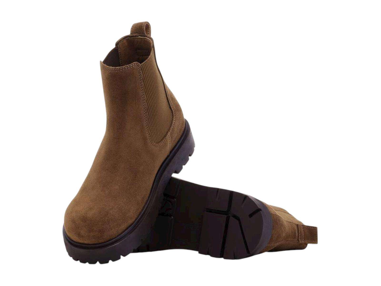 birkenstock stivaletto chelsea donna highwood slip on mid in pelle scamosciato dark tea 1030632 2 birkenstock stivaletto chelsea donna highwood slip on mid in pelle scamosciato dark tea 1030632