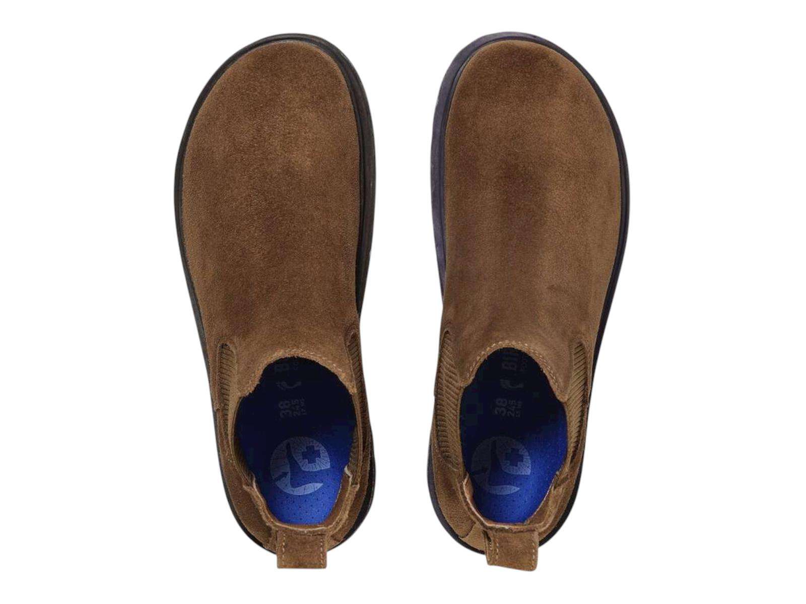 birkenstock stivaletto chelsea donna highwood slip on mid in pelle scamosciato dark tea 1030632 3 birkenstock stivaletto chelsea donna highwood slip on mid in pelle scamosciato dark tea 1030632