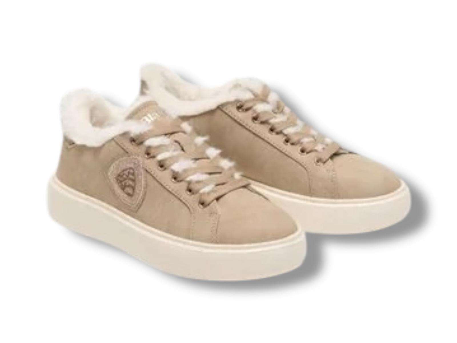blauer sneakers donna beige con pelo f5venus05 nub 0 blauer sneakers donna beige con pelo f5venus05 nub
