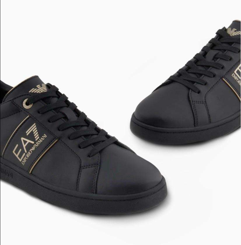 94f4fe58-4e00-4468-8f0f-9247f70efad7 emporio armani ea7 sneakers uomo 7×000332 af10848 mz177 triple black gold