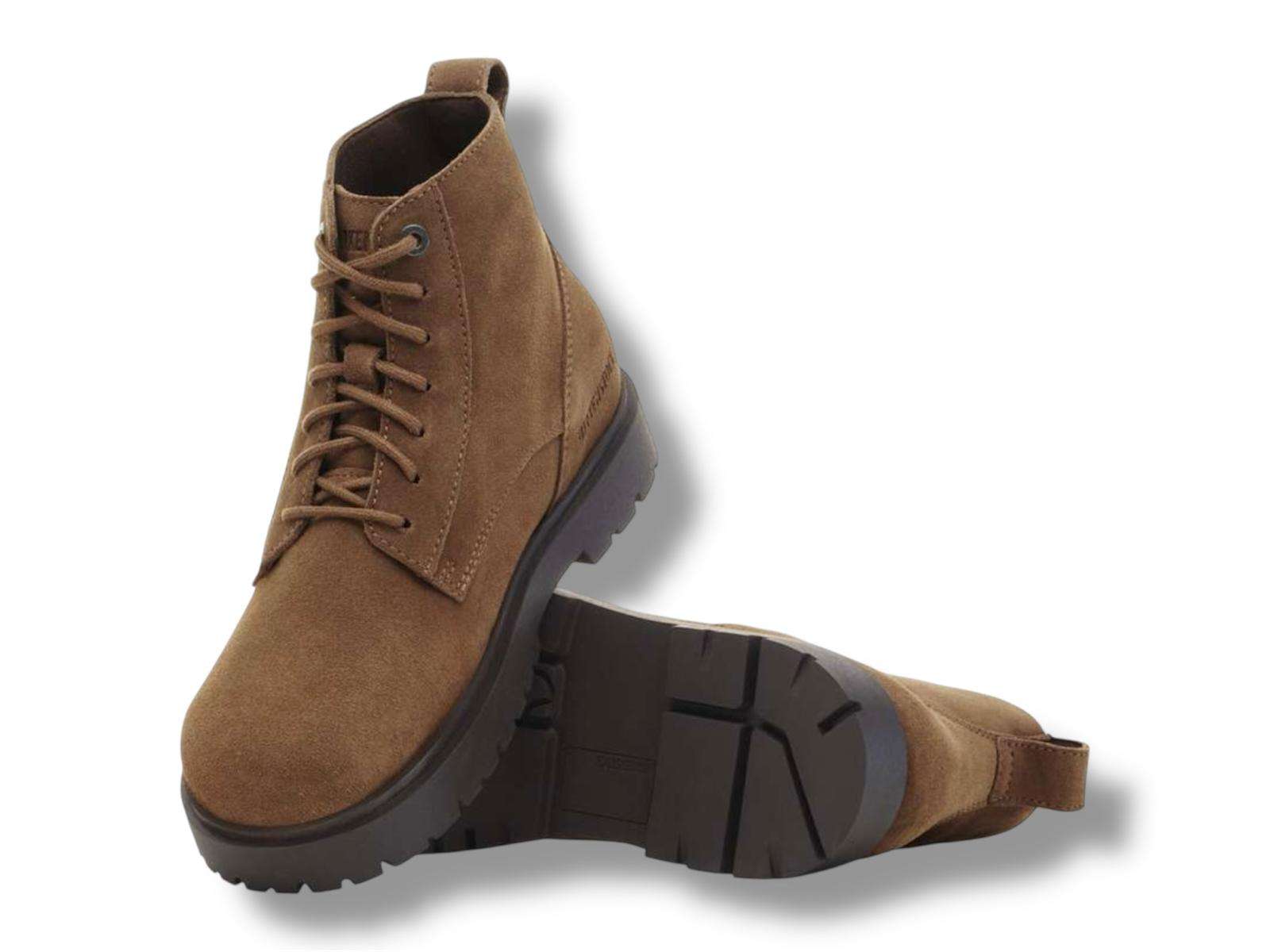 birkenstock stivaletto uomo 1030965 highwood lace mid men in pelle scamosciata dark tea 1 birkenstock stivaletto uomo 1030965 highwood lace mid men in pelle scamosciata dark tea