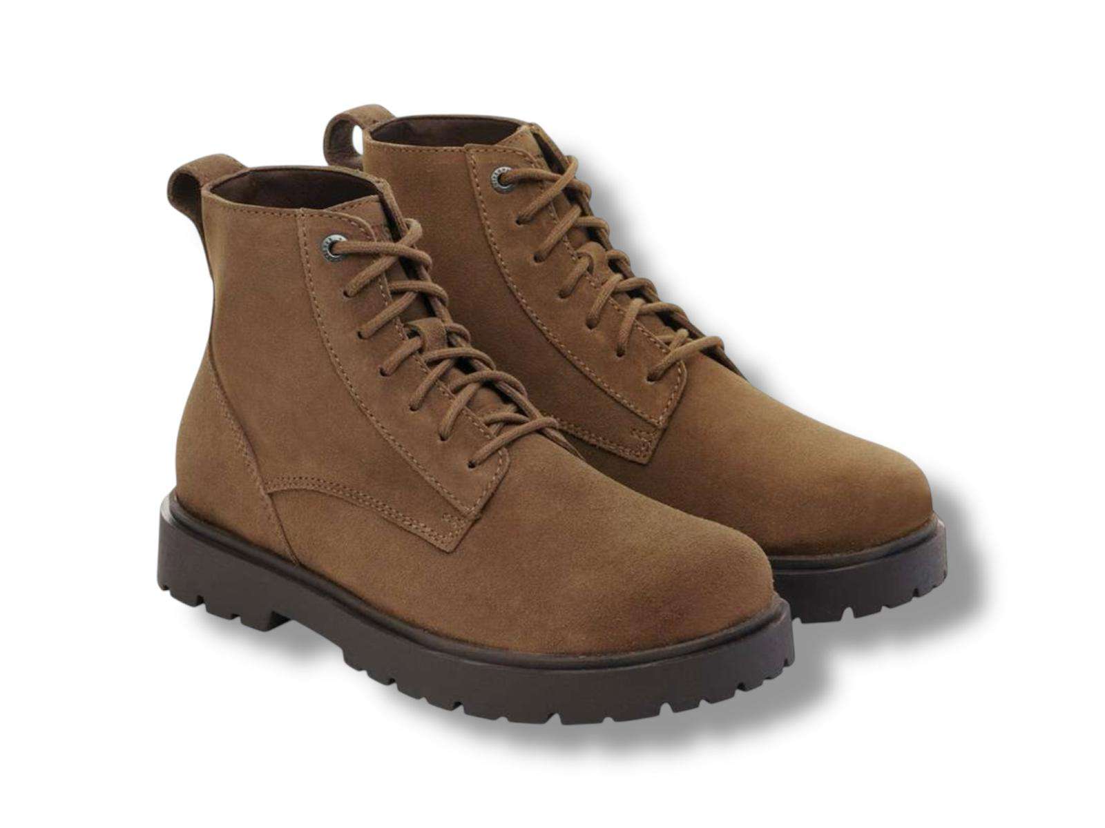 birkenstock stivaletto uomo 1030965 highwood lace mid men in pelle scamosciata dark tea 5 birkenstock stivaletto uomo 1030965 highwood lace mid men in pelle scamosciata dark tea