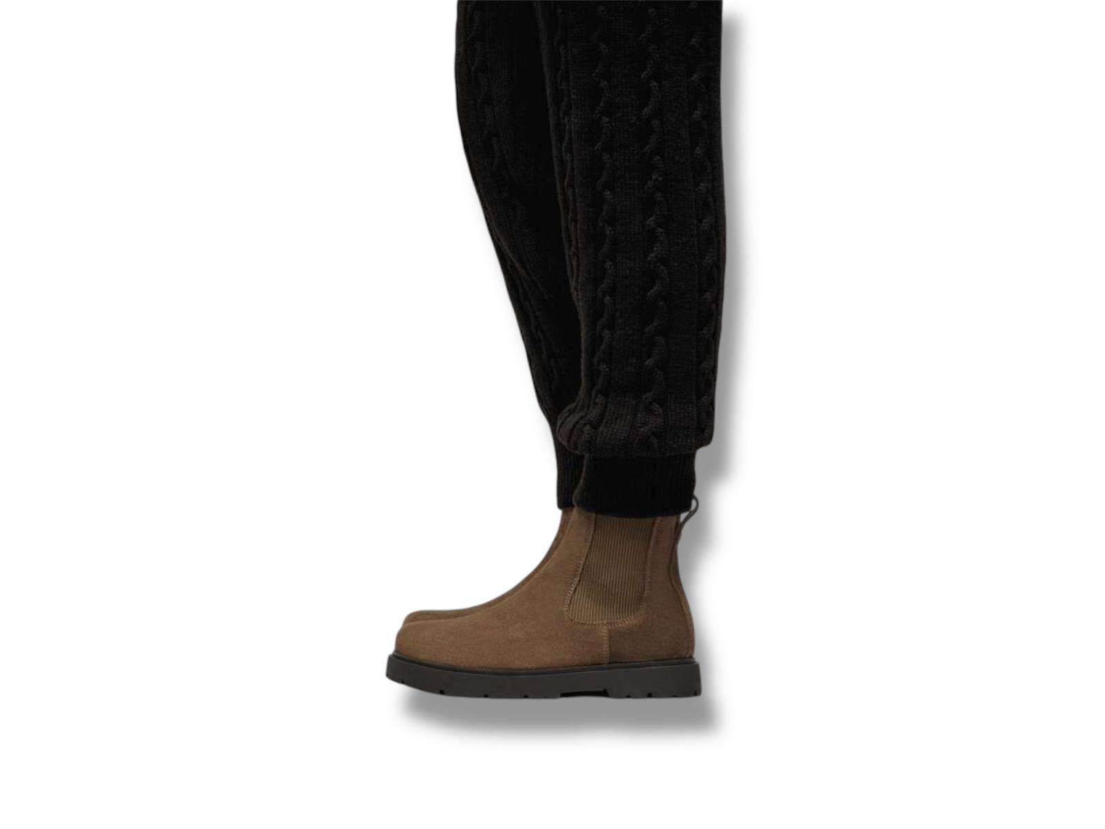 birkenstock stivaletto uomo chelsea boot 1030115 highwood slip on men pelle scamosciata dark tea 2 birkenstock stivaletto uomo chelsea boot 1030115 highwood slip on men pelle scamosciata dark tea