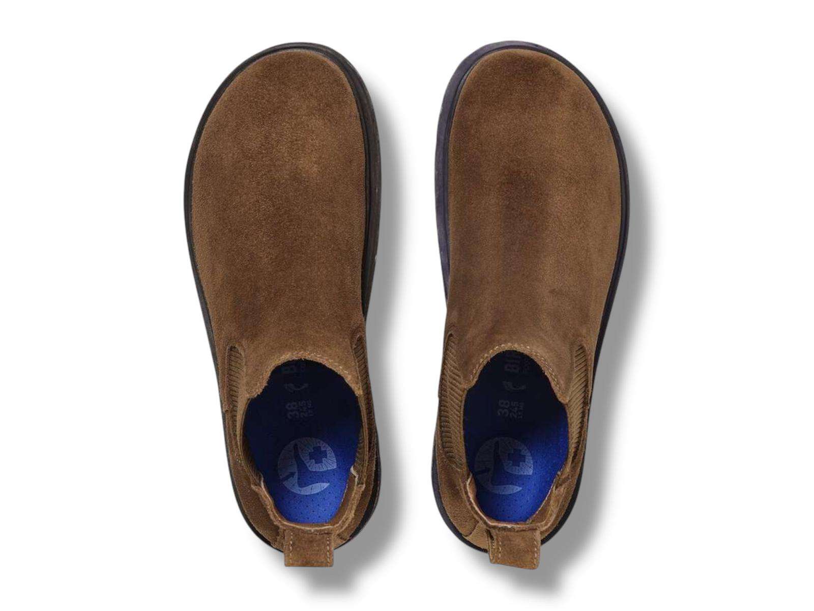 birkenstock stivaletto uomo chelsea boot 1030115 highwood slip on men pelle scamosciata dark tea 3 birkenstock stivaletto uomo chelsea boot 1030115 highwood slip on men pelle scamosciata dark tea