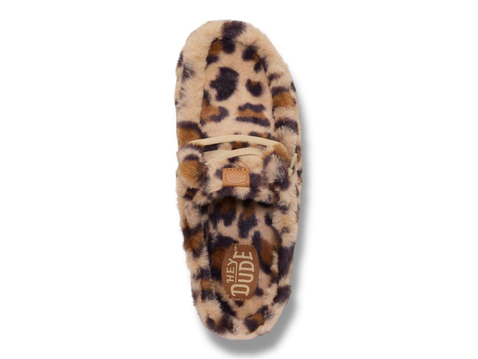 hey dude sabot donna wendy slipper leo fur tan multi 44714-2ug 3 hey dude sabot donna wendy slipper leo fur tan multi 44714-2ug