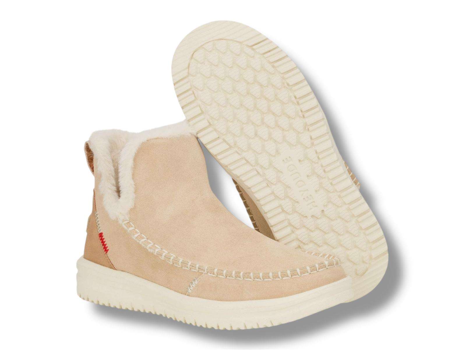 hey dude scarponcino donna slip-on camden suede tan 42028-265 2 hey dude scarponcino donna slip-on camden suede tan 42028-265