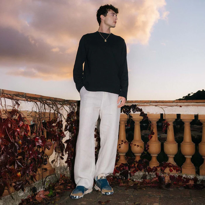 satorisan sneakers uomo chacrona linen elastic shadowy scales 110143a597