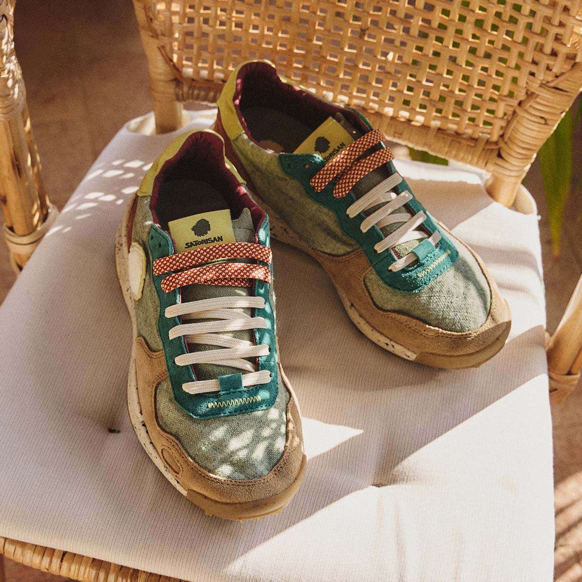 satorisan sneakers uomo chacrona linen marshland m 110107a435