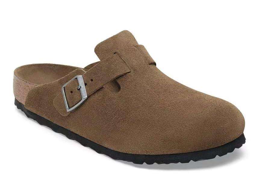 birkenstock boston dark tea tonal fb 1030861pelle scamosciata birkenstock boston dark tea tonal fb 1030861pelle scamosciata