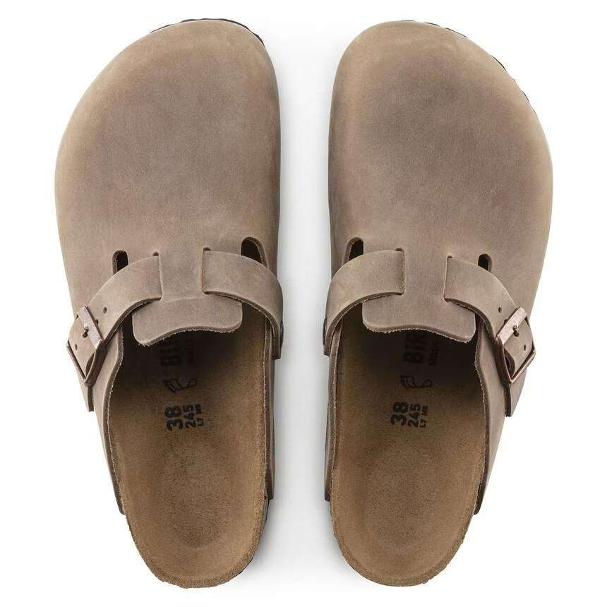 birkenstock boston tabacco brown 0960813 pelle oiled leather 5 birkenstock boston tabacco brown 0960813 pelle oiled leather