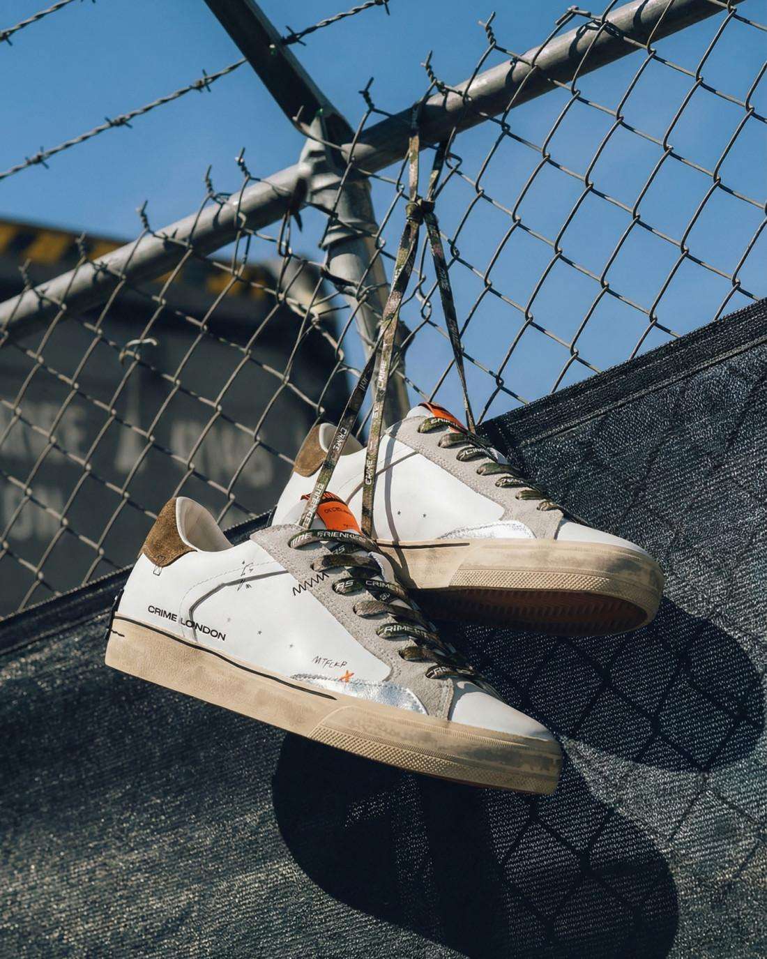 crime london sneakers uomo 19071pp8.10 deconstructed distressed military green 0 crime london sneakers uomo 19071pp8.10 deconstructed distressed military green