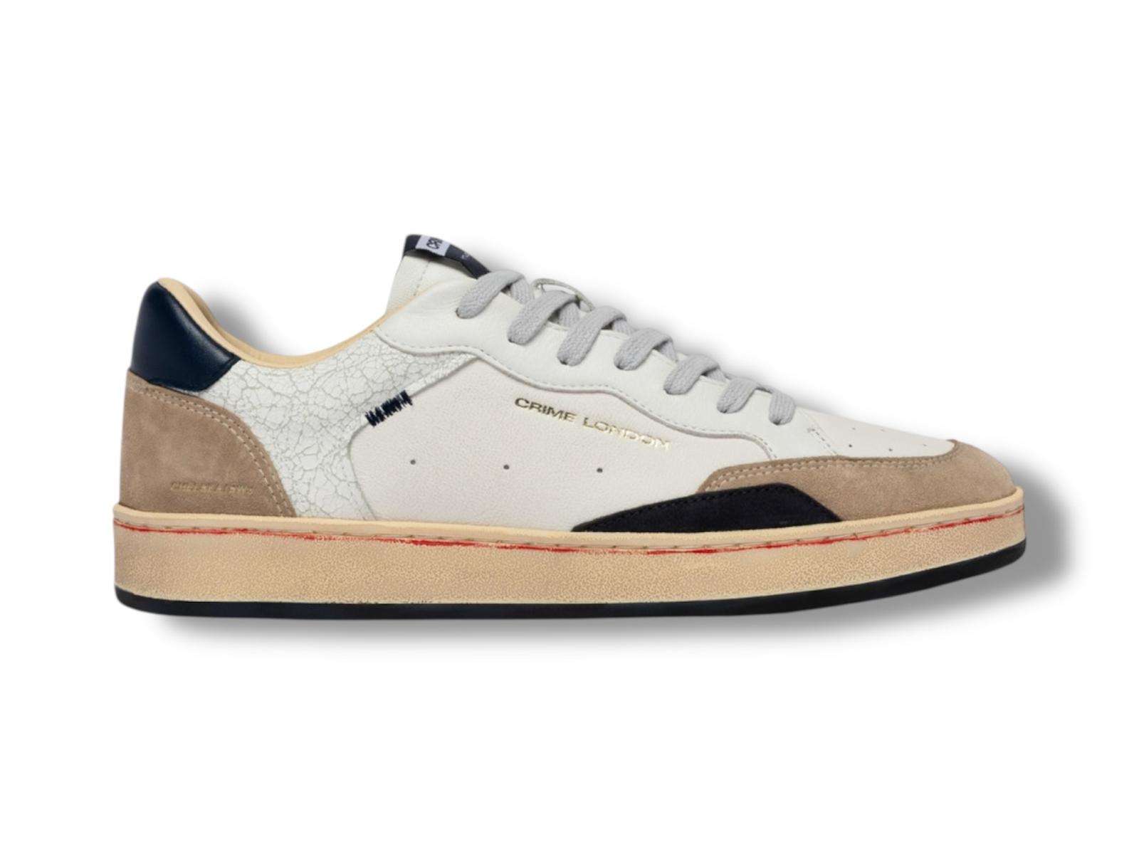 crime london sneakers uomo 19201pp8.15 chelsea cracked white crime london sneakers uomo 19201pp8.15 chelsea cracked white