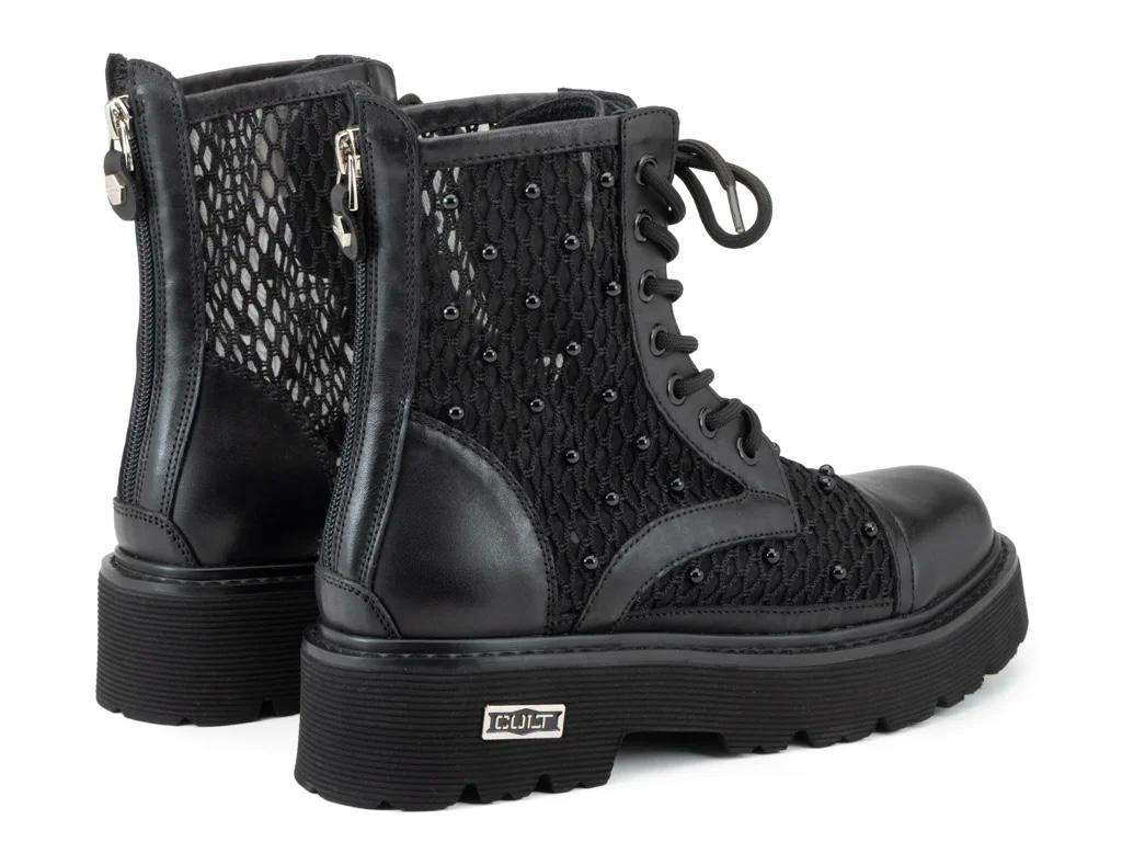 cult anfibio donna clw469600 slash 4696 mid w leather black 1 cult anfibio donna clw469600 slash 4696 mid w leather black