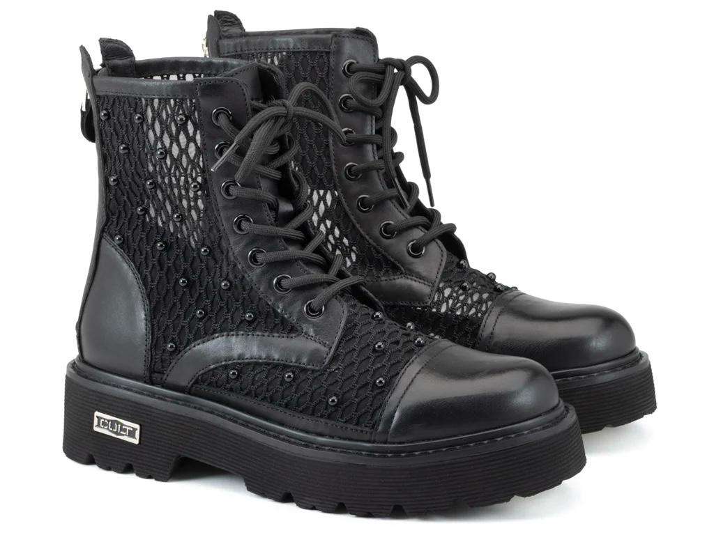 cult anfibio donna clw469600 slash 4696 mid w leather black 2 cult anfibio donna clw469600 slash 4696 mid w leather black