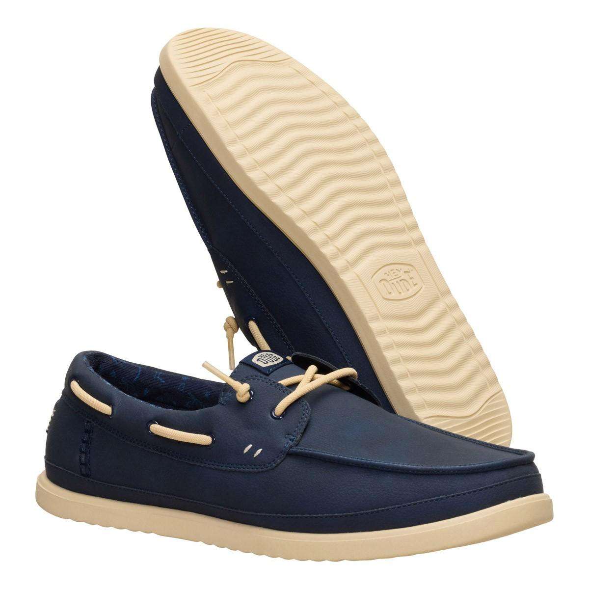 hey dude uomo harbor lo classic navy blazer boulder tan 45139-4zq 3 hey dude uomo harbor lo classic navy blazer boulder tan 45139-4zq