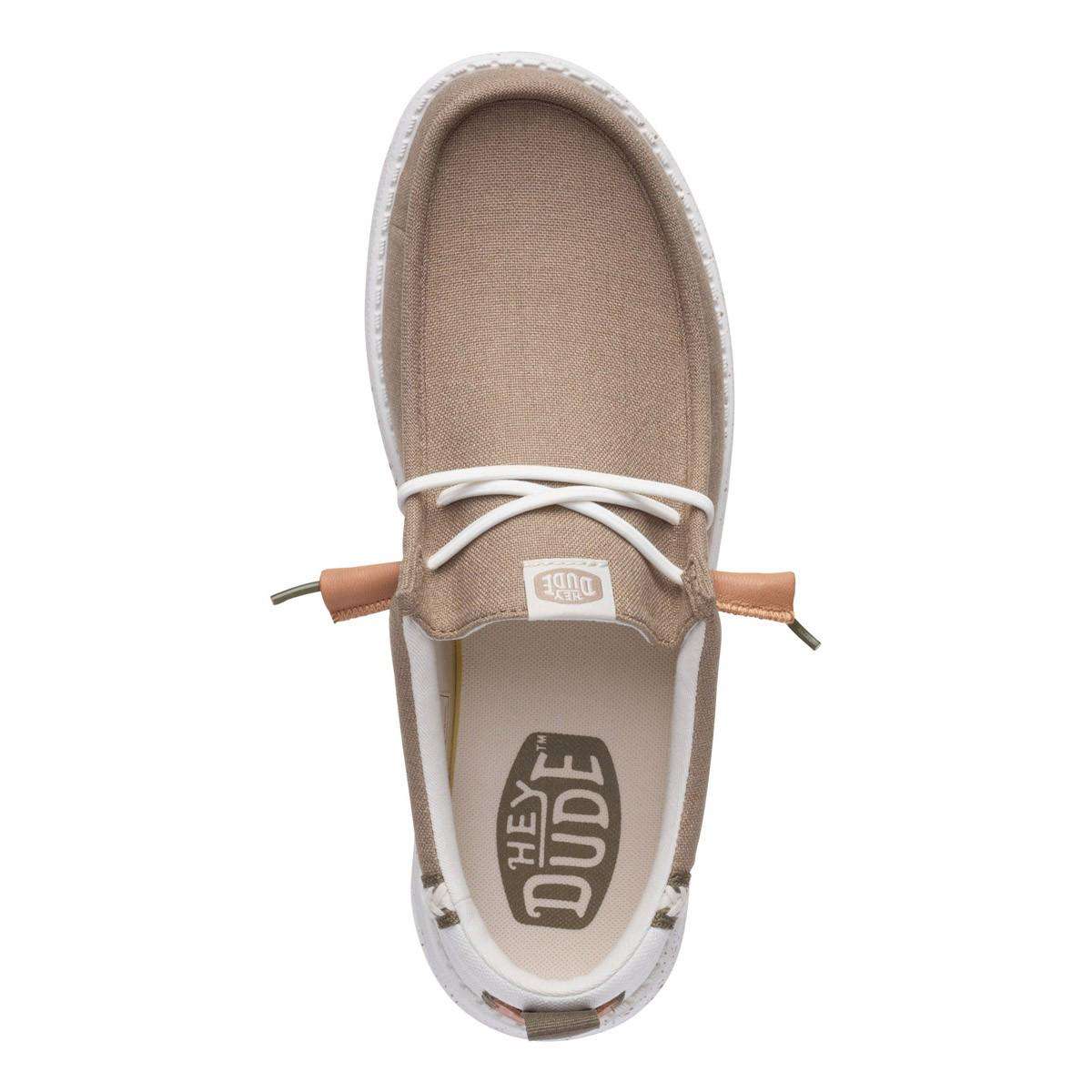 hey dude uomo wally summer linen timber silver birch 43086-2kr 2 hey dude uomo wally summer linen timber silver birch 43086-2kr