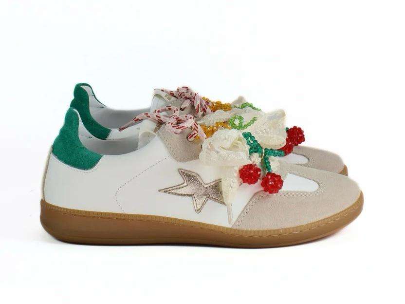 meline sneakers donna 525 r pelle soft bianco e pop charm light meline sneakers donna 525 r pelle soft bianco e pop charm light