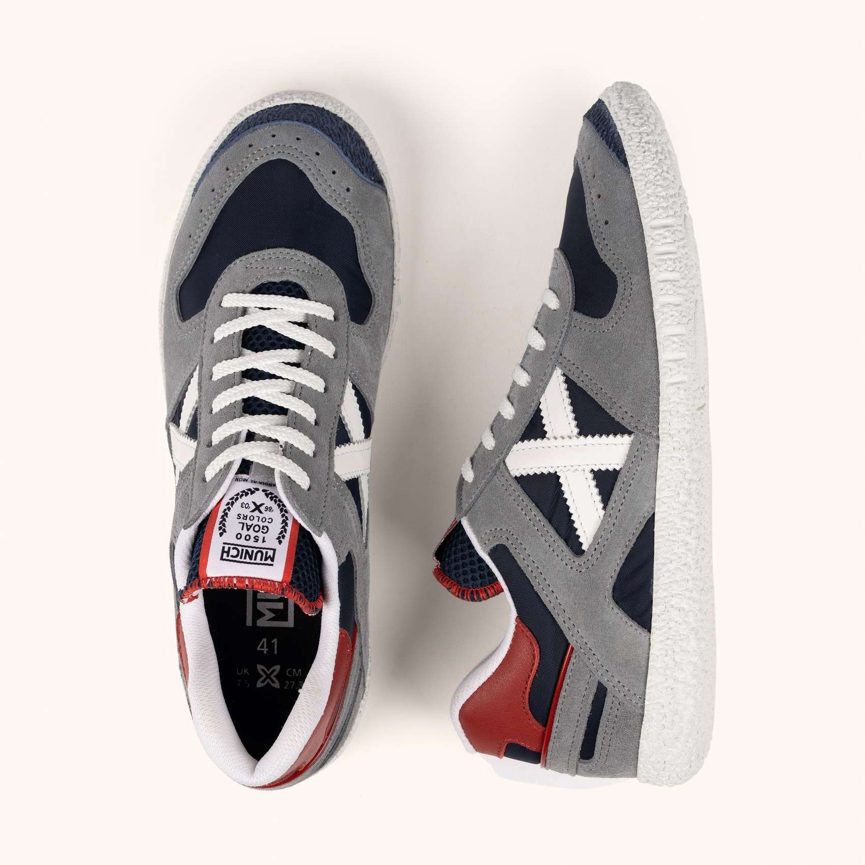 munich sneakers uomo 8001634 goal 1634 blu navy grigio e rosso 2 munich sneakers uomo 8001634 goal 1634 blu navy grigio e rosso
