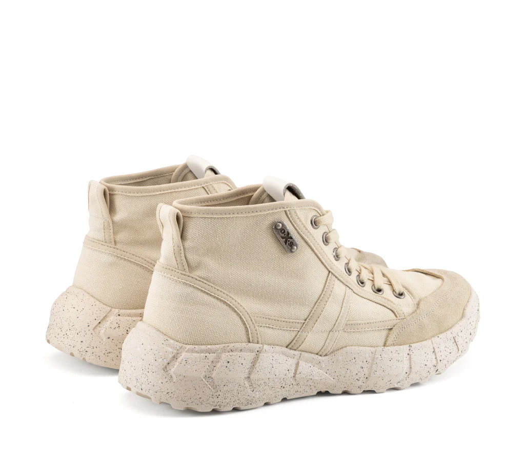 oxs sneakers uomo peyote 0054 mid m washed canvas e suede sand oxm005400 3 oxs sneakers uomo peyote 0054 mid m washed canvas e suede sand oxm005400