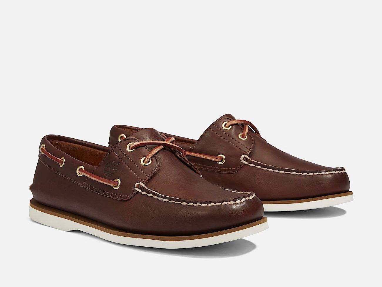 timberland scarpa uomo da barca classic 2-eye in pelle marrone tb174035214 1 timberland scarpa uomo da barca classic 2-eye in pelle marrone tb174035214