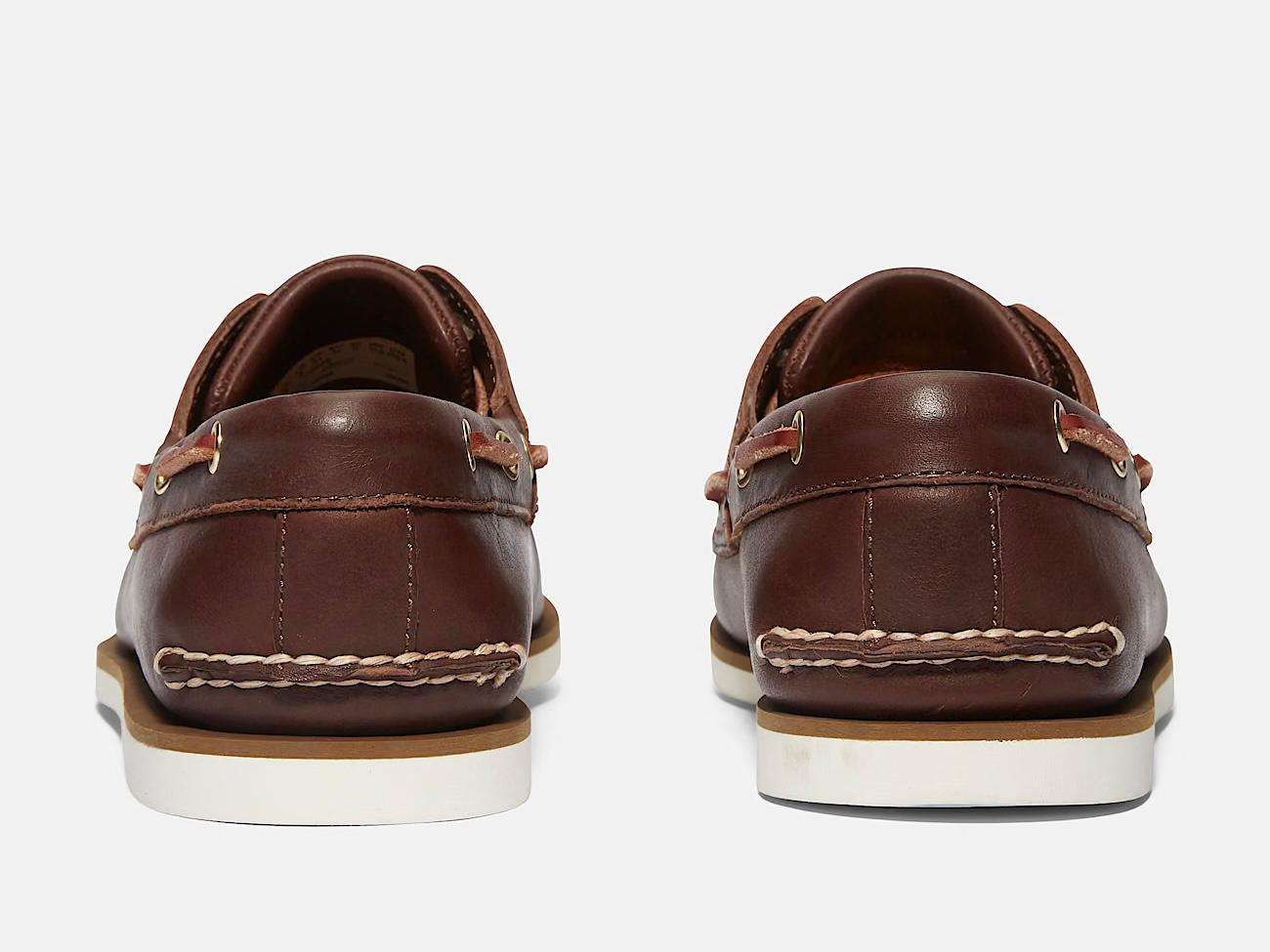 timberland scarpa uomo da barca classic 2-eye in pelle marrone tb174035214 4 timberland scarpa uomo da barca classic 2-eye in pelle marrone tb174035214